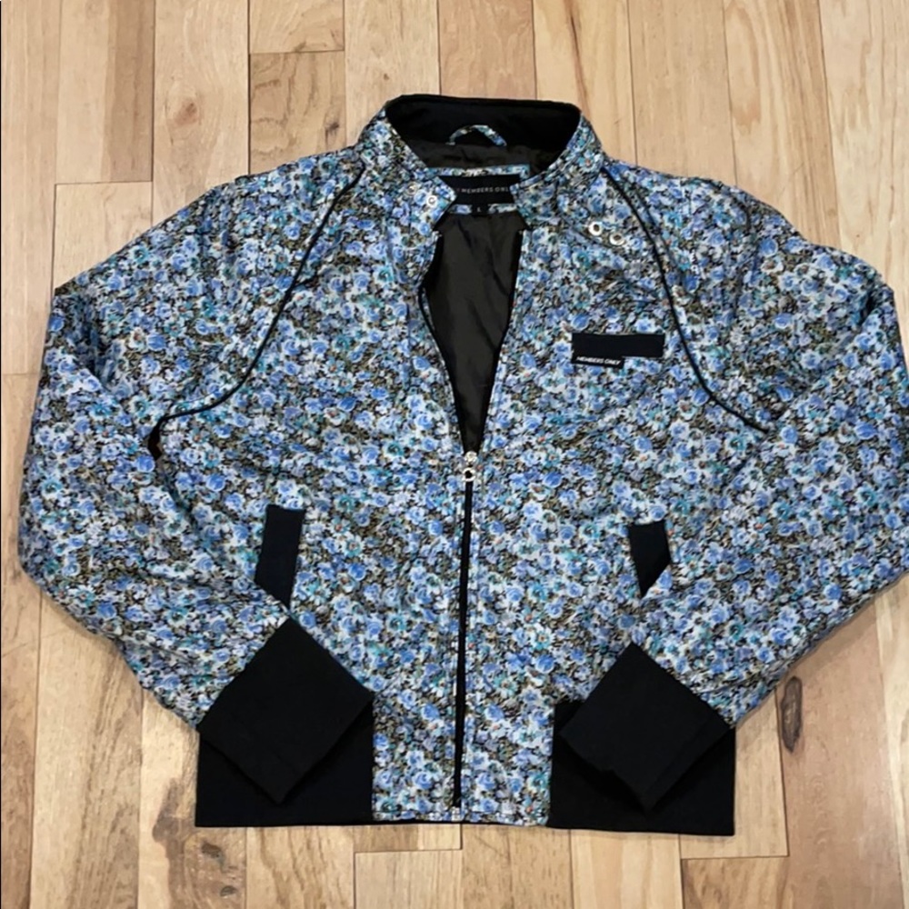 Floral Members Only jacket